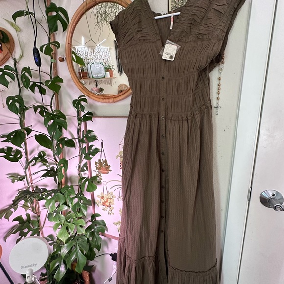 Free People Olive Midi Dress - Picture 5 of 6
